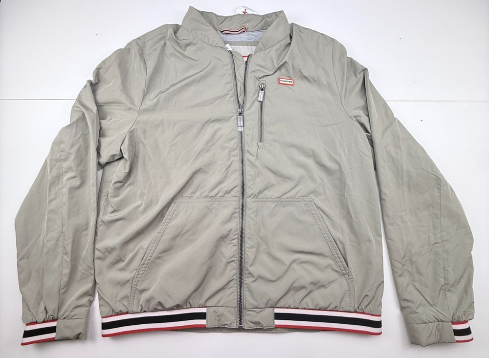 Men's Hunter MoorGate Zip Logo Jacket Oak Sz Medium NWT